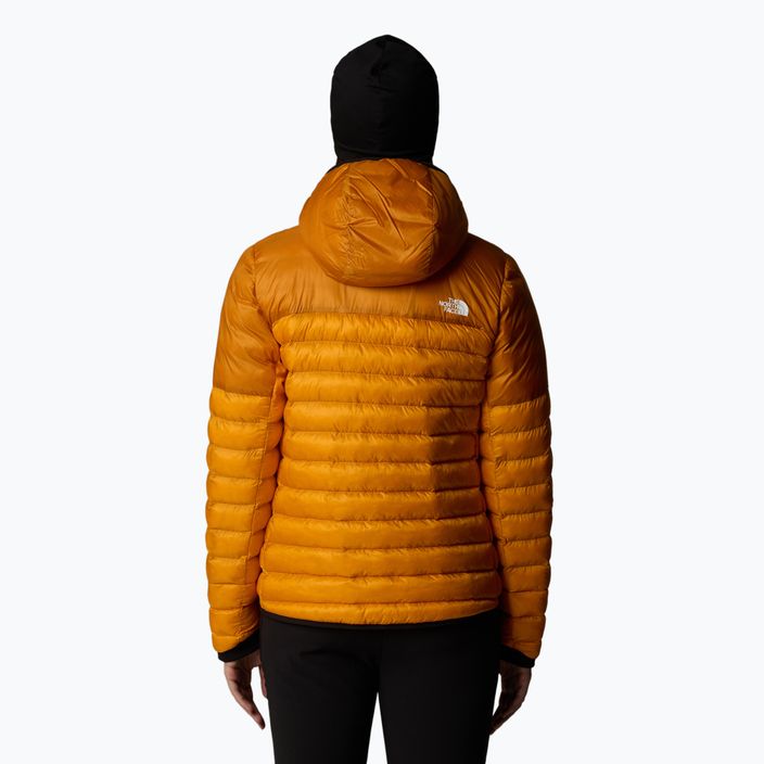 Women's down jacket The North Face Terra Peak Hoodie apricot glaze / iron citrus 3