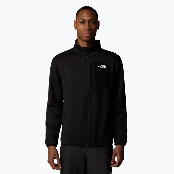 Men's sweatshirt The North Face Crest FZ black