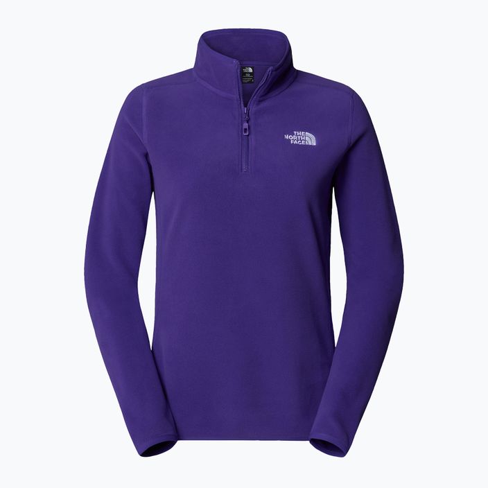 Women's sweatshirt The North Face 100 Glacier 1/4 Zip peak purple