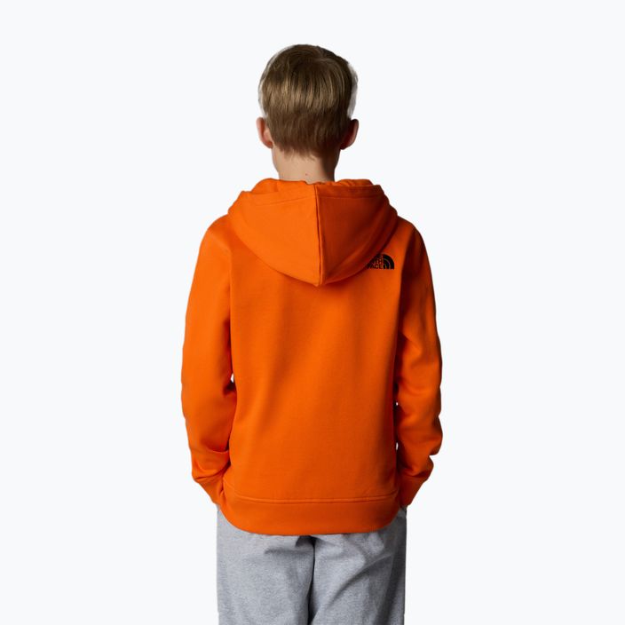 The North Face Drew Peak P/O Hoodie orange children's sweatshirt 3