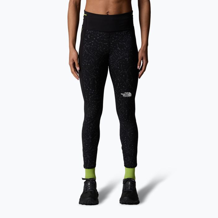 Women's running leggings The North Face Movmynt 7/8 tnf black/tnf black trail reflective print