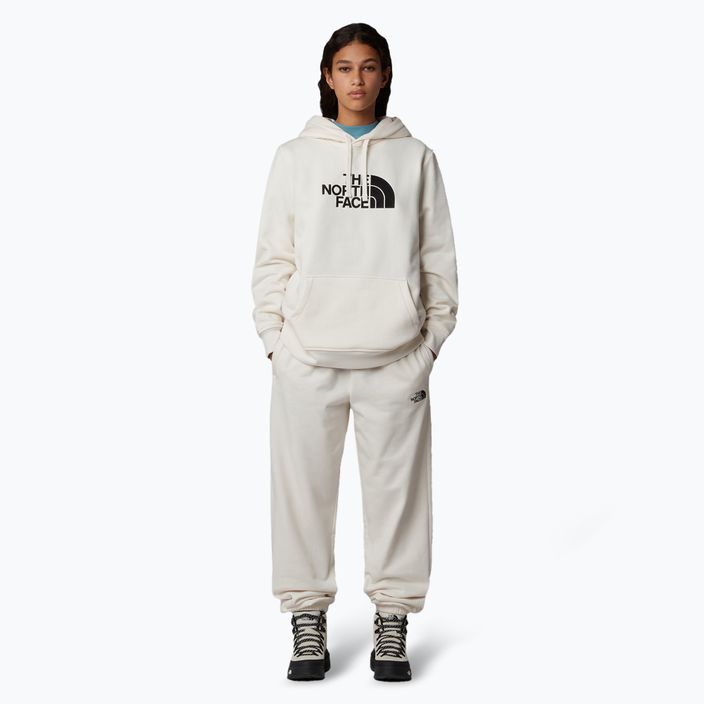 Women's The North Face Drew Peak Pullover Hoodie white dune 2