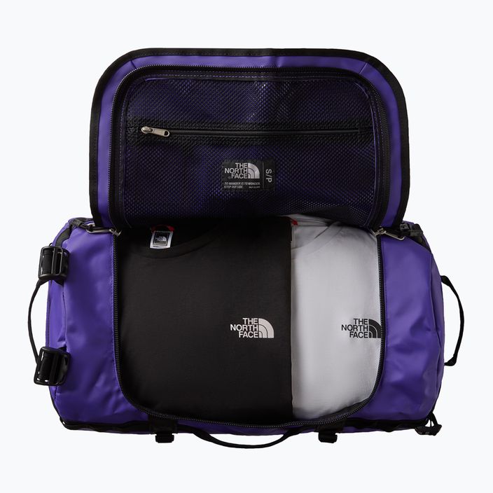 The North Face Base Camp Duffel S 50 l peak purple/black travel bag 4