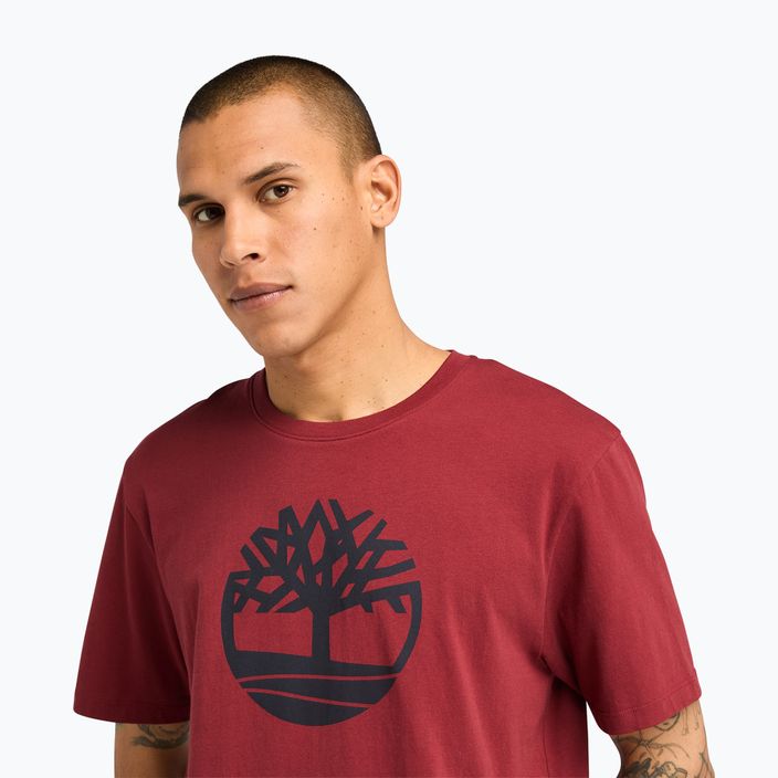 Men's Timberland Tree Logo cordovan T-shirt 4