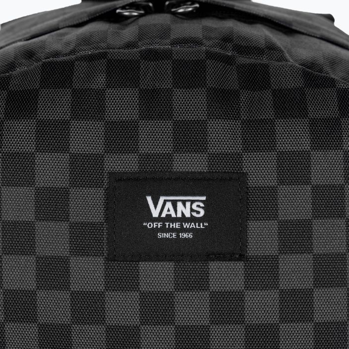 Vans Old Skool Grom Check 18 l black/charcoal children's urban backpack 4