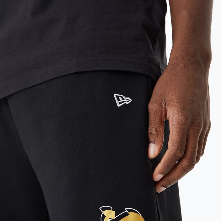 Men's trousers New Era NBA Team Script Jogger Los Angeles Lakers black 6