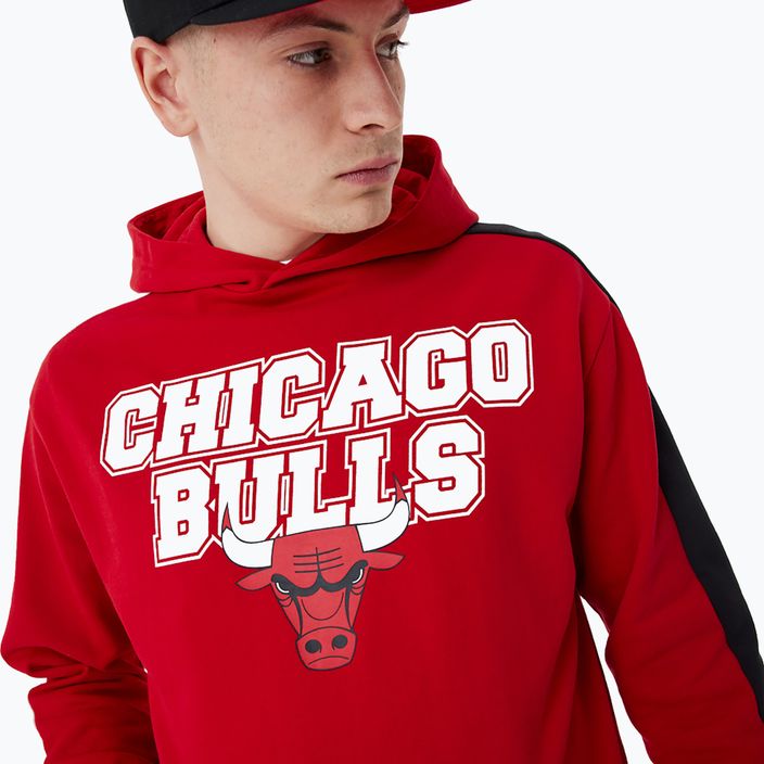Men's New Era NBA Large Graphic OS Hoody Chicago Bulls red 4