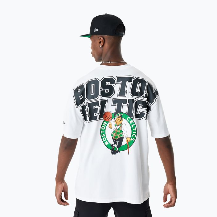 Men's New Era NBA Large Graphic BP OS Tee Boston Celtics white 3