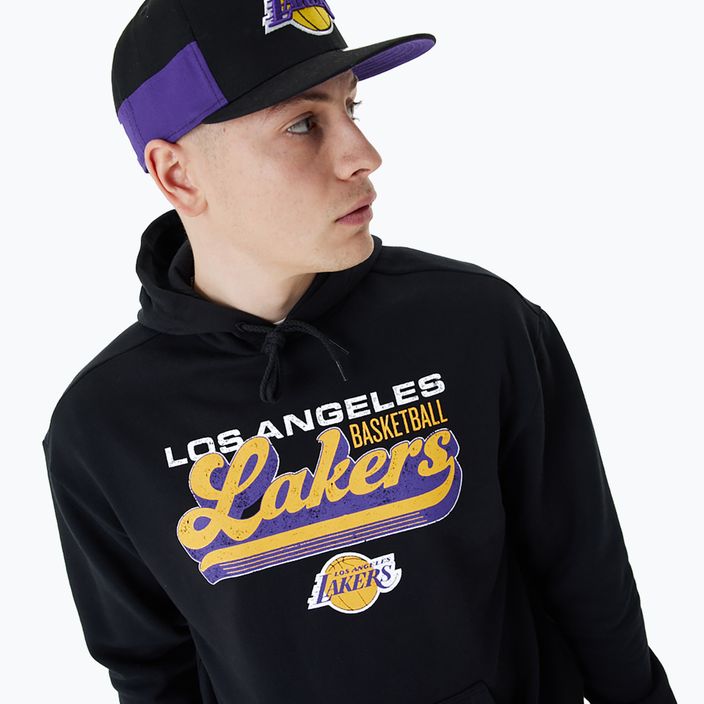 Men's New Era NBA Graphic OS Hoody Los Angeles Lakers black 4