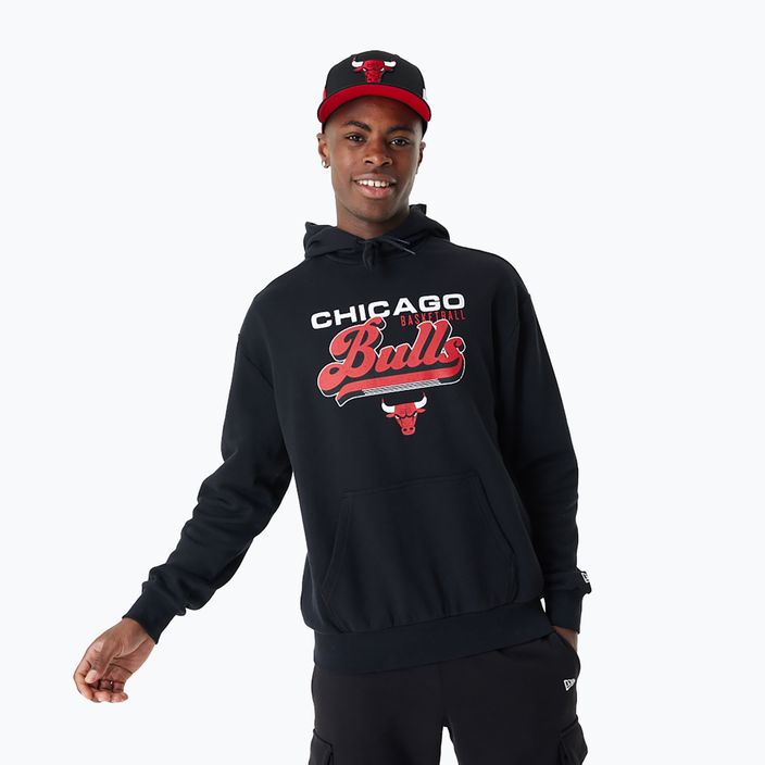 Men's New Era NBA Graphic OS Hoody Chicago Bulls sweatshirt black