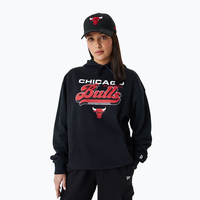 Men's New Era NBA Graphic OS Hoody Chicago Bulls sweatshirt black 2