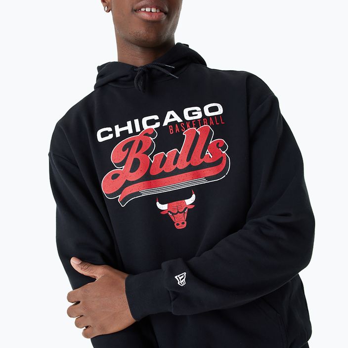 Men's New Era NBA Graphic OS Hoody Chicago Bulls sweatshirt black 5