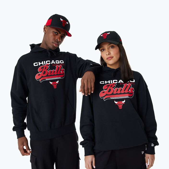 Men's New Era NBA Graphic OS Hoody Chicago Bulls sweatshirt black 6
