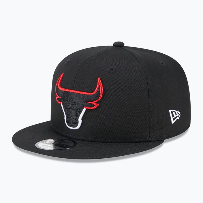 New Era Split Logo 9Fifty Chicago Bulls cap black 2