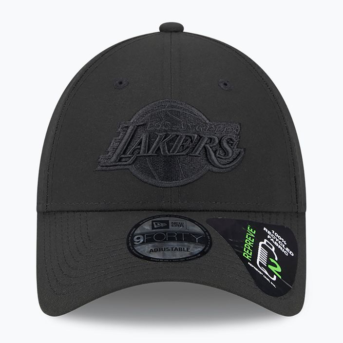 New Era Repreve Outline 9Forty Los Angeles Lakers cap black 3