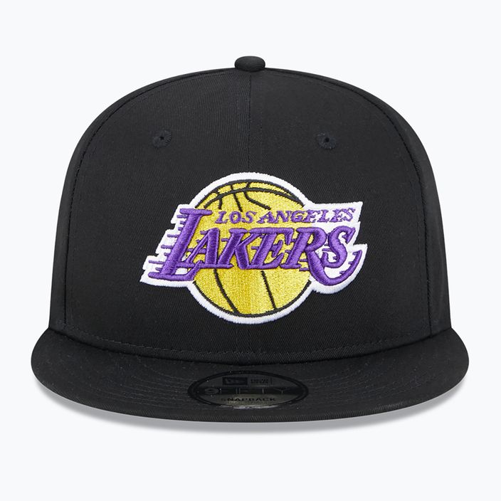 New Era Foil 9Fifty Los Angeles Lakers cap black 3