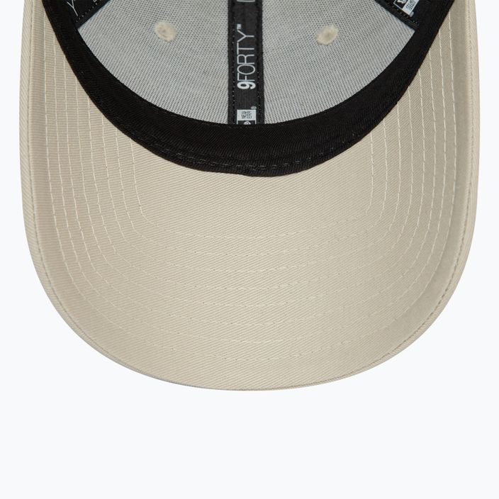 Women's New Era Metallic Logo 9Forty New York Yankees baseball cap light beige 5