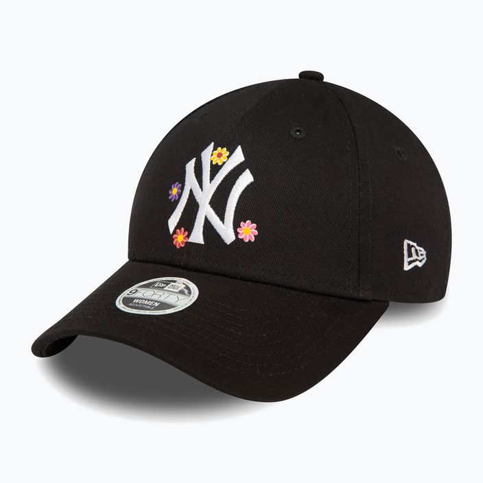 Women's New Era Flower 9Forty New York Yankees baseball cap black