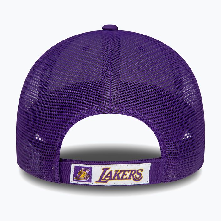 Men's New Era Home Field 9Forty Trucker Los Angeles Lakers baseball cap purple 4