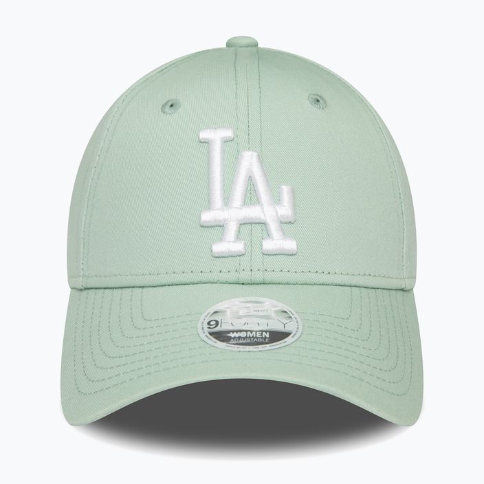 Women's New Era League Essential 9Forty Los Angeles Dodgers green baseball cap 2