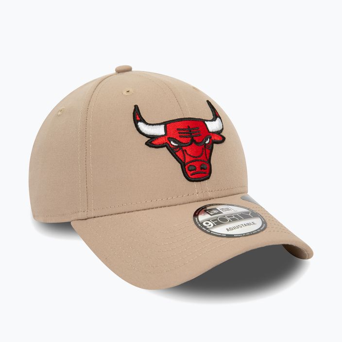 New Era Repreve 9Forty Chicago Bulls men's baseball cap pastel brown 3