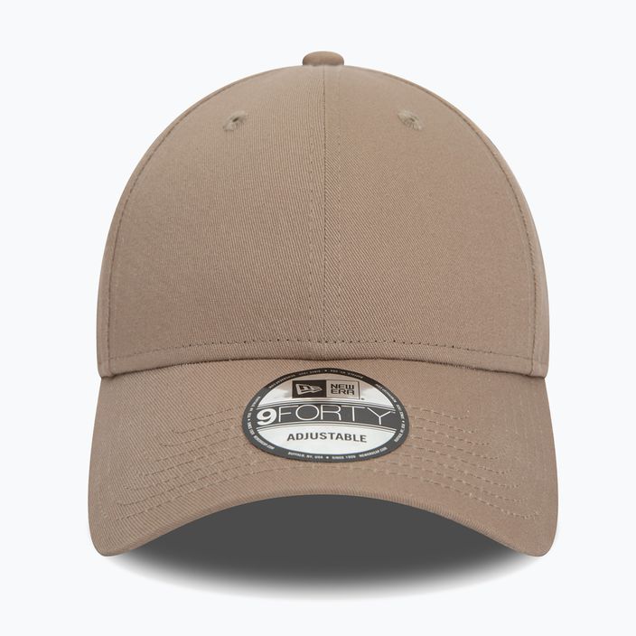 Men's New Era Ne Essential 9Forty pastel brown baseball cap 3