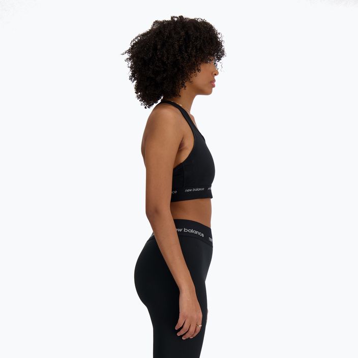 New Balance Sleek Pace Medium Support bra black 4
