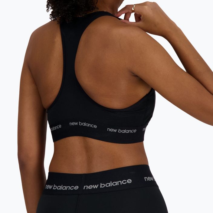 New Balance Sleek Pace Medium Support bra black 5
