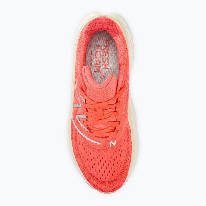Women's running shoes New Balance Fresh Foam X More v4 gulf red 5