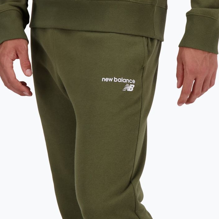Men's New Balance Classic Core Fleece dark moss trousers 4