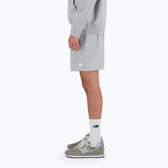 Men's New Balance French Terry Short athletic grey 3