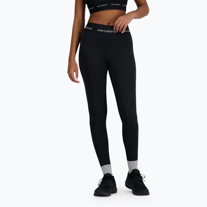 Women's leggings New Balance Sleek High Rise 25 inch black 4