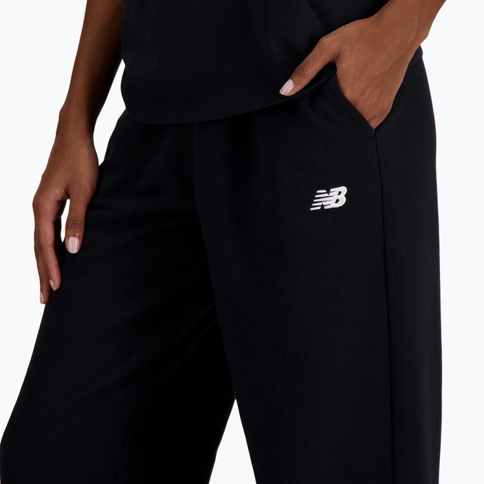 Women's New Balance French Terry Jogger trousers black 4