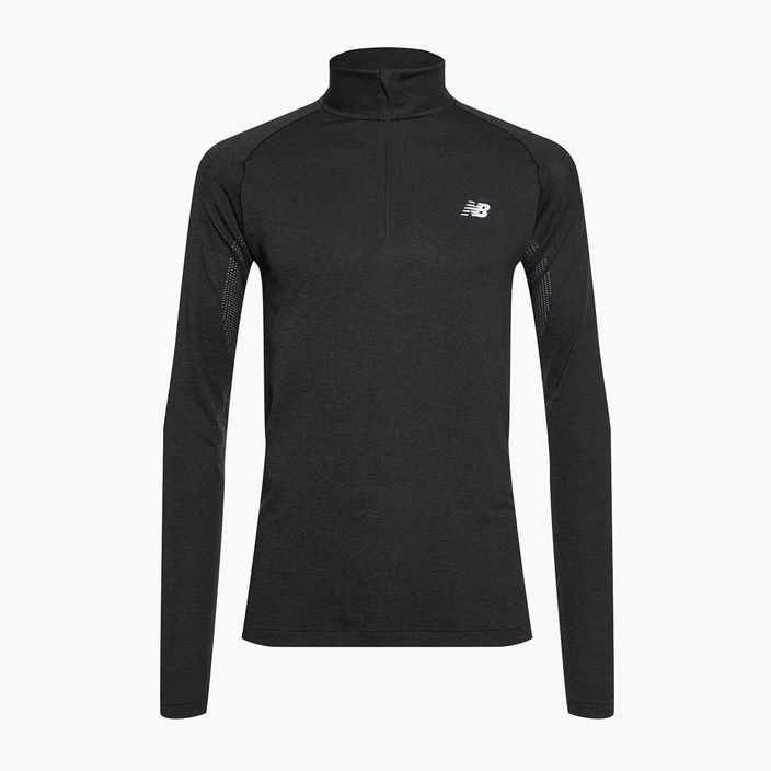Men's New Balance Athletics Seamless 1/4 ZIP sweatshirt black