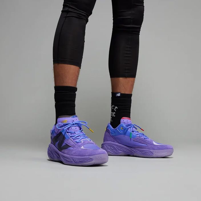 New Balance Fresh Foam BB v2 purple basketball shoes 9