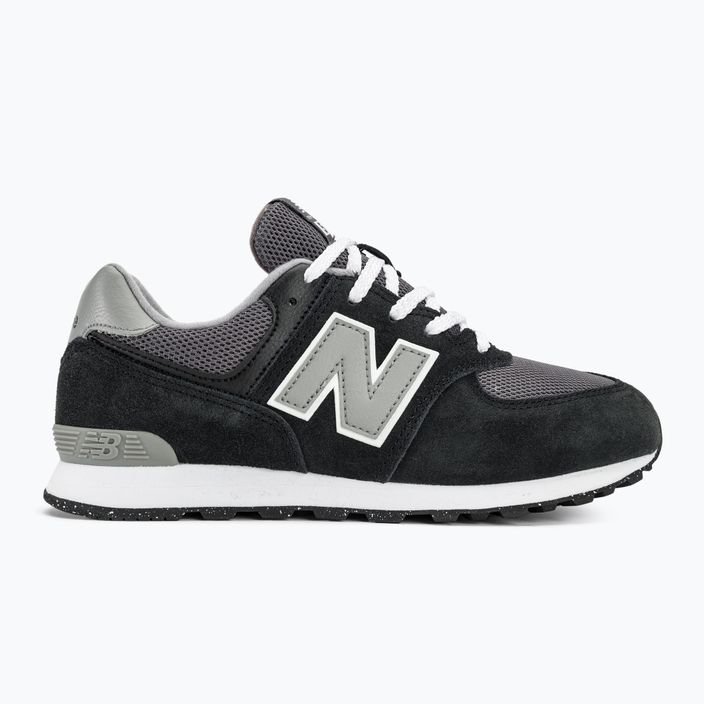 New Balance GC574 black NBGC574TWE children's shoes 2