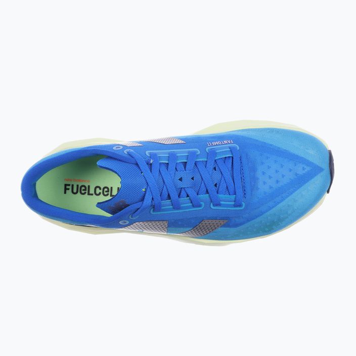 New Balance FuelCell Rebel v4 blue oasis men's running shoes 10