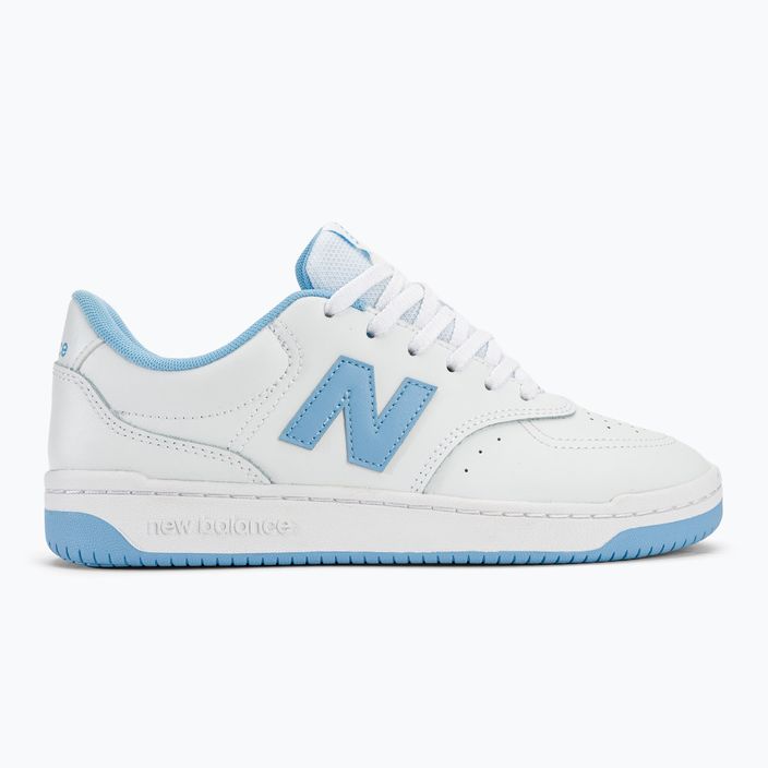 New Balance BB80 white/blue shoes 2