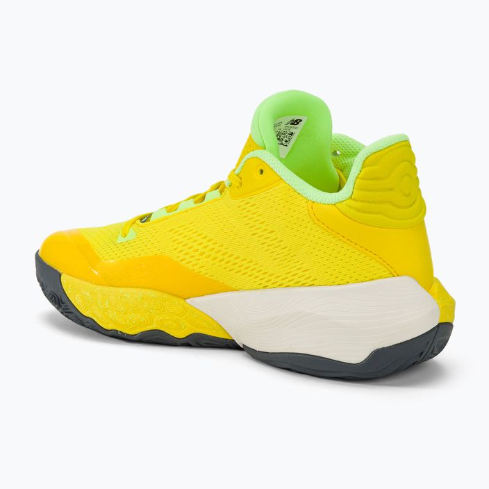 New Balance TWO WXY v4 lemon zest basketball shoes 3