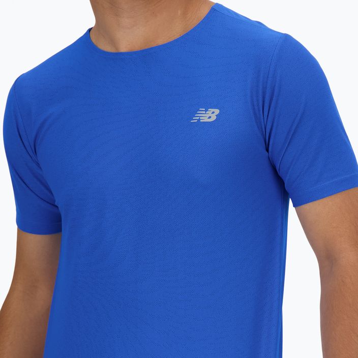 Men's New Balance Jacquard blue oasis t-shirt 4