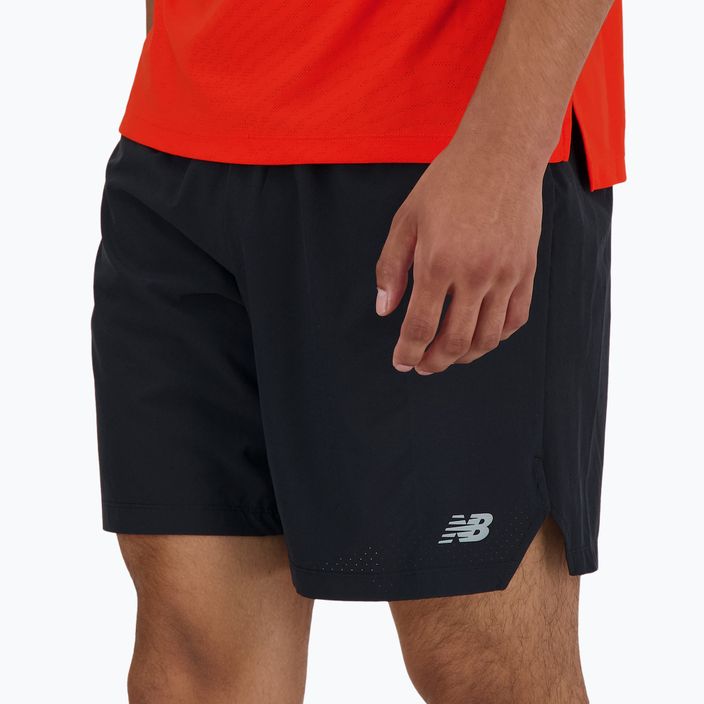 Men's New Balance RC Seamless 7 Inch black running shorts 5