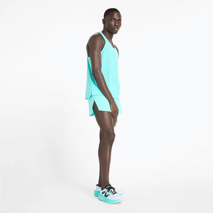 Men's tank top New Balance Singletics Athletics cyber jade 2