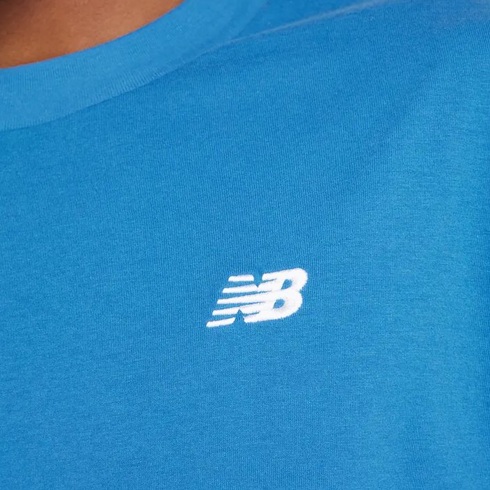 Men's New Balance Small Logo blue agate T-shirt 4