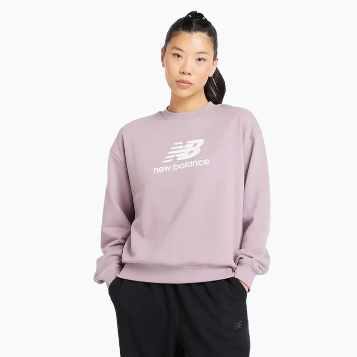 Women's New Balance French Terry Stacked icewine sweatshirt