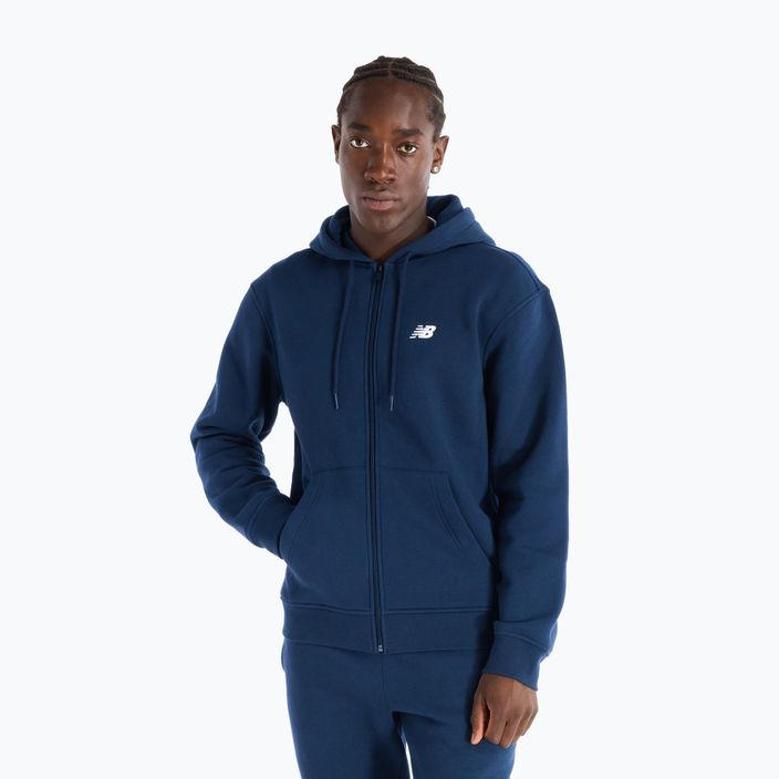 Men's New Balance Core Brushed Full Zip sweatshirt navy