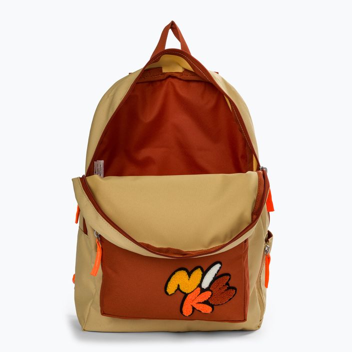 Nike Classic 16 l sesame/burnt sunrise/total orange children's urban backpack 4