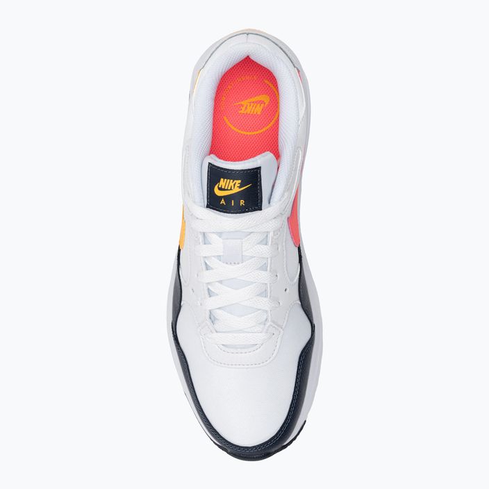 Men's Nike Air Max Sc white / thunder blue / racer pink / laser orange shoes 5