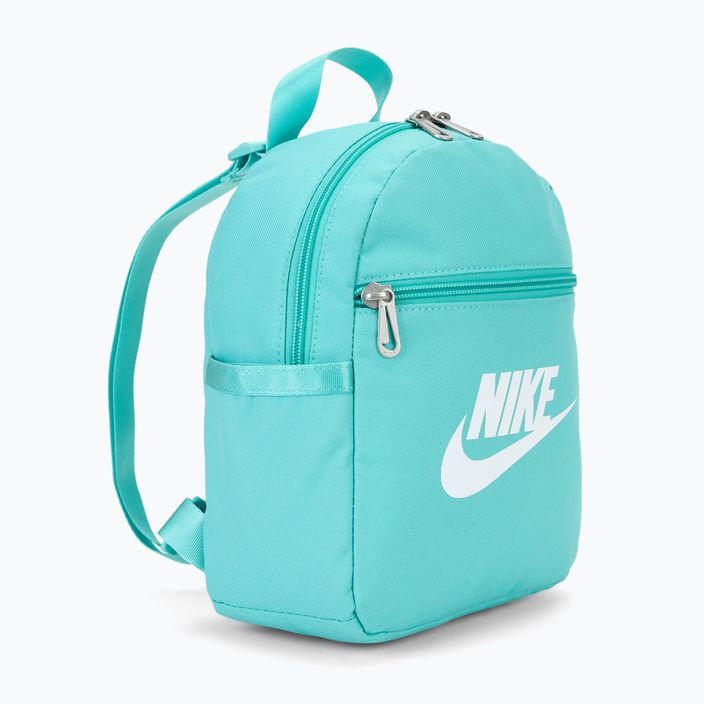 Women's backpack Nike Sportswear Futura 365 Mini 6 l green frost / green frost / white 2