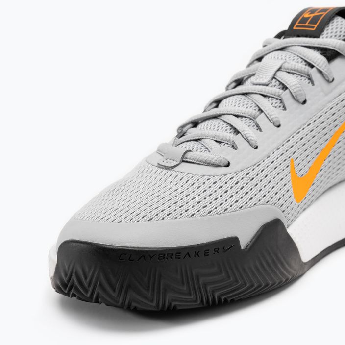 Men's tennis shoes Nike Court Vapor Lite 2 Clay wolf grey/laser brange/black 7