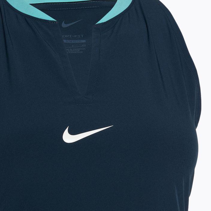 Nike Dri-Fit Advantage tennis dress armory navy/white 3